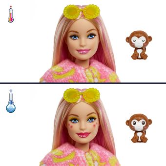 Poupée Barbie Cutie Reveal Série Jungle avec singe - Poupée - Achat & prix