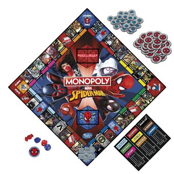 Jeu classique Hasbro Gaming Monopoly Spiderman Exclusivité Fnac