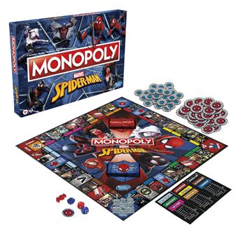 Jeu classique Hasbro Gaming Monopoly Spiderman Exclusivité Fnac