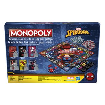 Jeu classique Hasbro Gaming Monopoly Spiderman Exclusivité Fnac