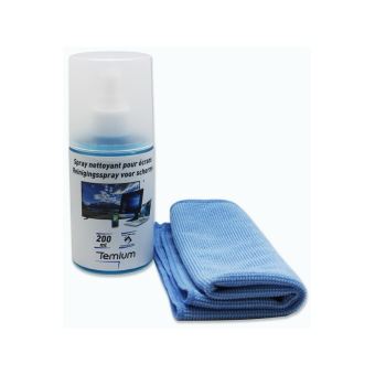 Kit de nettoyage Temium 200 ml pour écrans