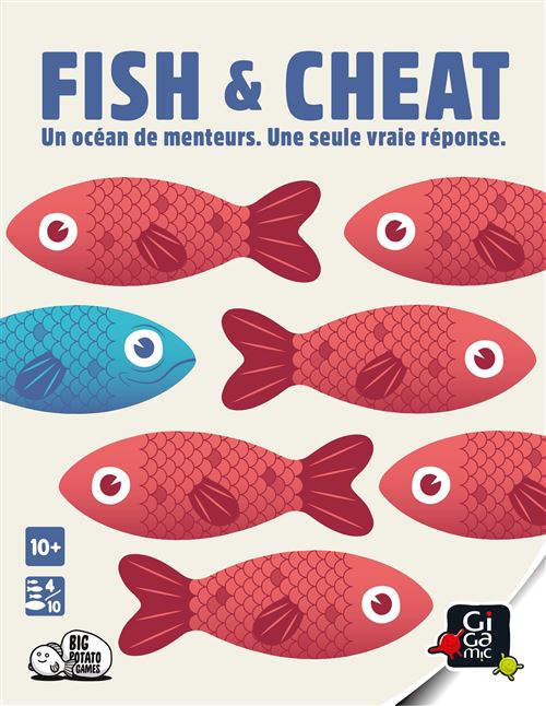 Bigp Jeu D’Ambiance Big Potato Games Gigamic Fish & Cheat