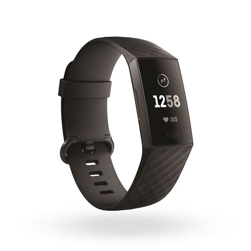 Bracelet connecté Fitbit Charge 3 Noir