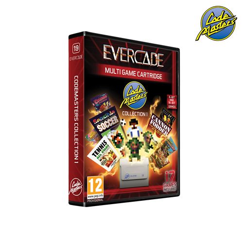 Cartouche de jeu Just for Games Evercade Codemasters Collection 1