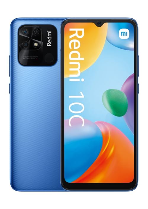 Smartphone Xiaomi Redmi 10C 6.71 Double SIM 128 Go Bleu