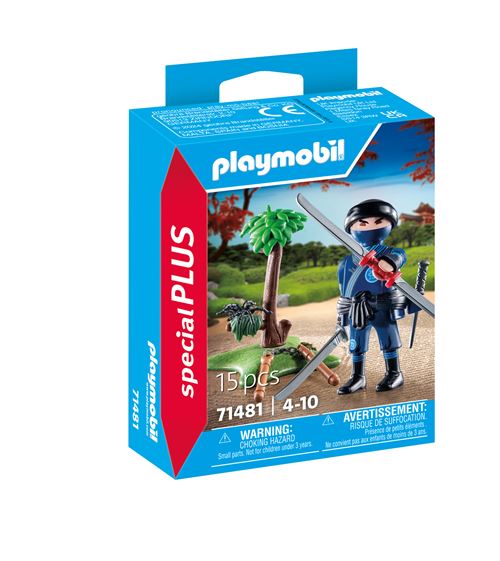 Figurine Ninja Spe+ Playmobil - vue 8