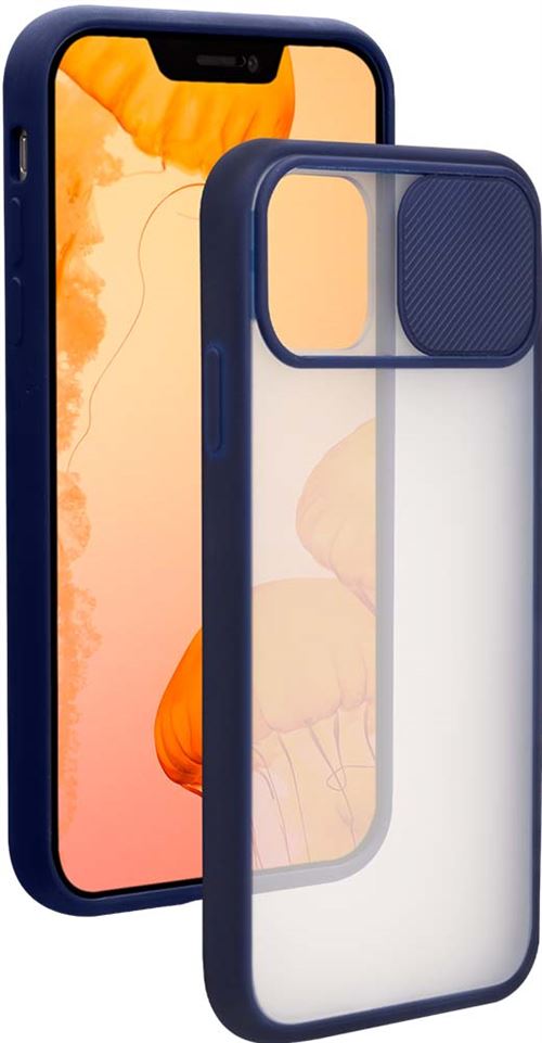 Coque Slide Contour pour iPhone 13 mini BigBen Connected Bleu