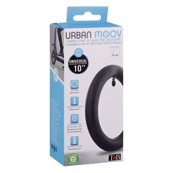 Chambre à air 10'' pour trottinette électrique T'nB Urban Moov UMINTUBE10 Noir