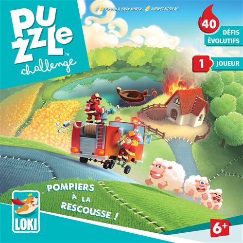 Casse-Tête Loki Puzzle Challenge Pompiers À La Rescousse