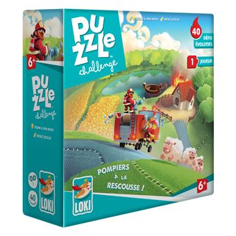 Puzzle Loki Challenge Pompiers à la Rescousse