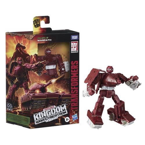 Figurine Transformers Kingdom War pour Cybertron Warpath Deluxe Class