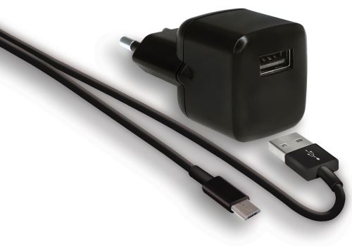Chargeur secteur USB-A vers Micro USB Wefix noir