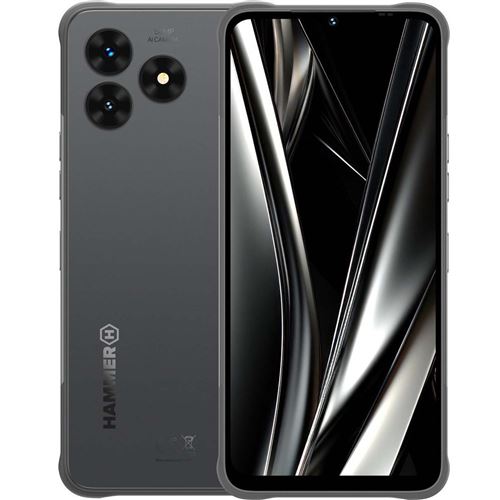 Téléphone Résistant Étanche Élégant IP69 Batterie 6000mAh Blade Va 5G Hammer Noir