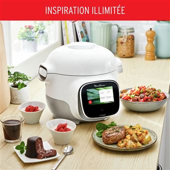 Multicuiseur intelligent Moulinex Cookeo Touch WiFi Mini CE922110 900 W Blanc