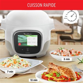 Multicuiseur intelligent Moulinex Cookeo Touch WiFi Mini CE922110 900 W Blanc