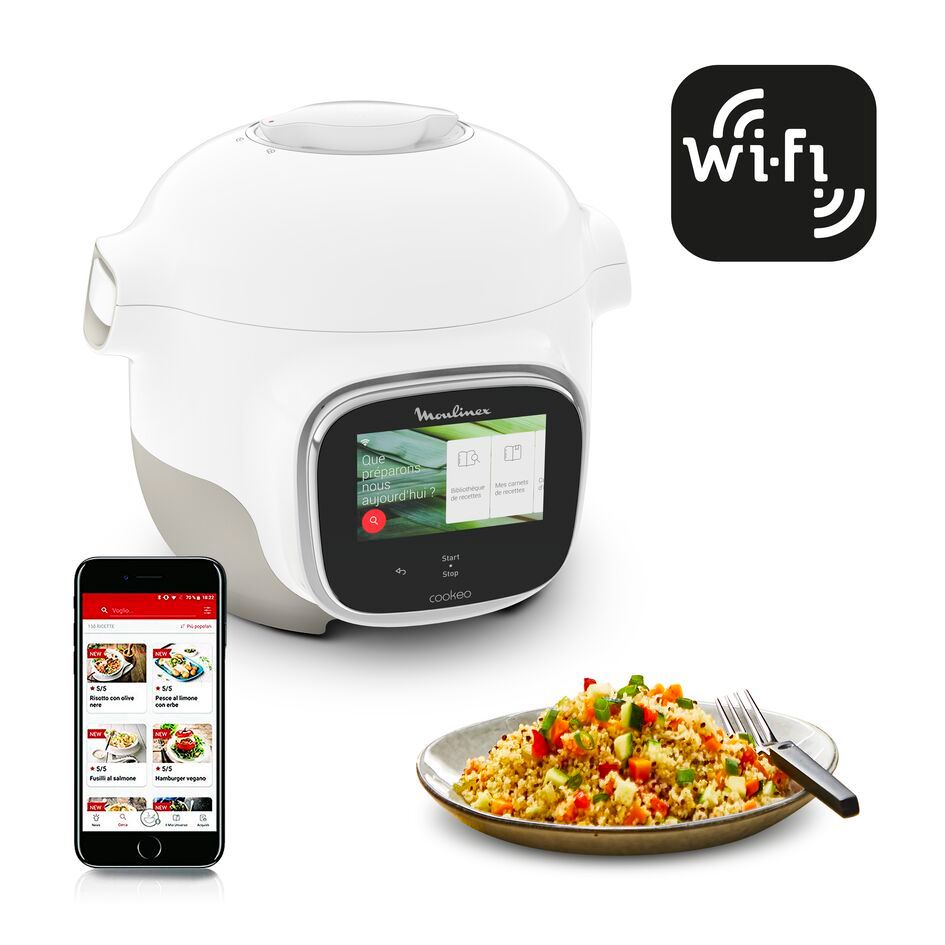 Multicuiseur Intelligent Moulinex Cookeo Touch WiFi Mini CE922110 900 W ...