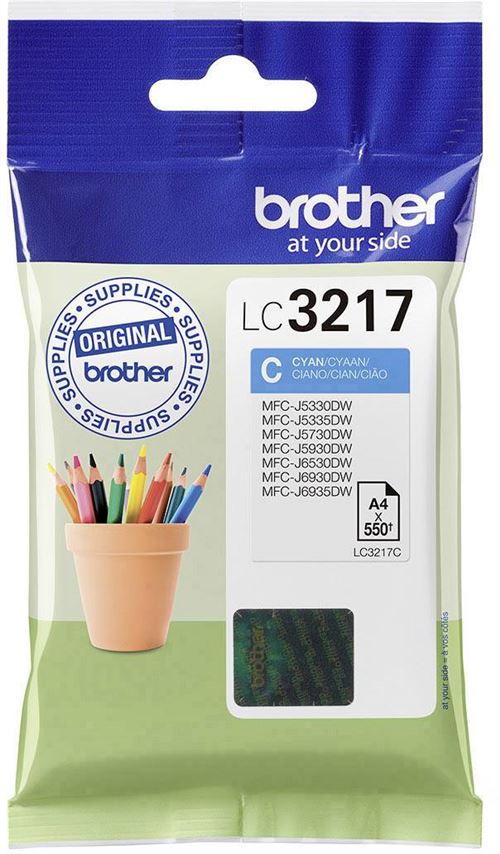 Cartouche d'encre Brother lc3217 Jaune