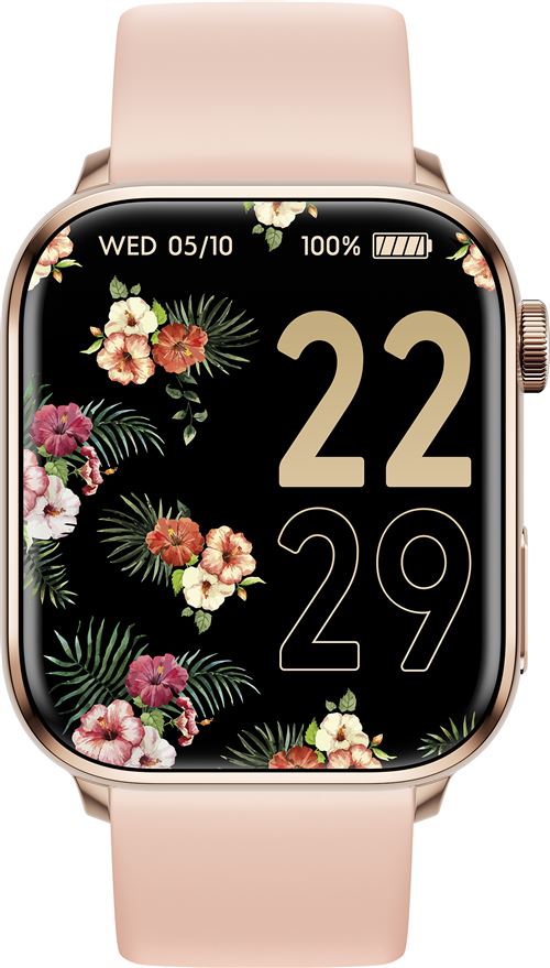 Montre Connectée Ice-Watch Smart 2.0 38 Mm Or Rose Avec Bracelet Rose