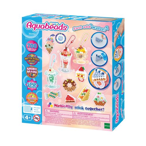 Jeu créatif Aquabeads Mes sundaes et accessoires sucrés