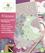 Kit créatif Au Sycomore Artissimo 10 Tableaux à gratter magiques