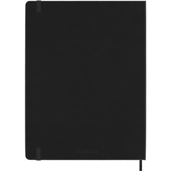 Agenda scolaire Moleskine 2022 2023 Smart Pro Semainier Vertical très grand format Noir