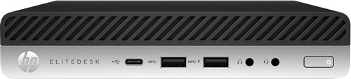 PC HP EliteDesk 800 G5 Mini Intel® Core™ i5 8 Go RAM 256 Go SSD Noir et Argent Reconditionné