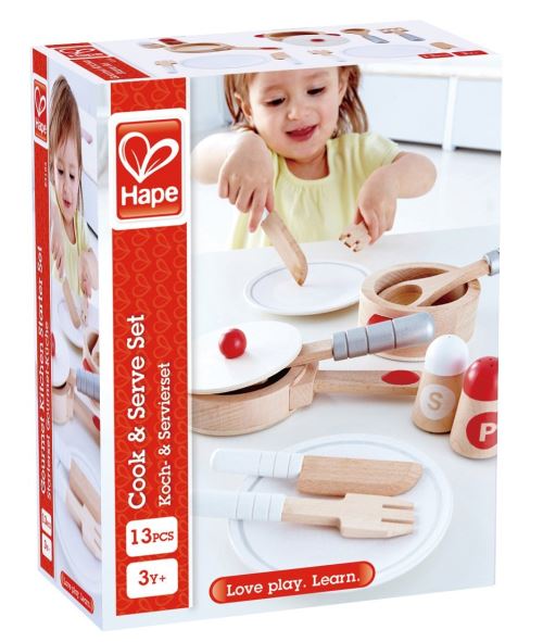Dinette et ses accessoires en bois 