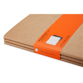 Cahier ligne - tres grand format - couverture souple en carton