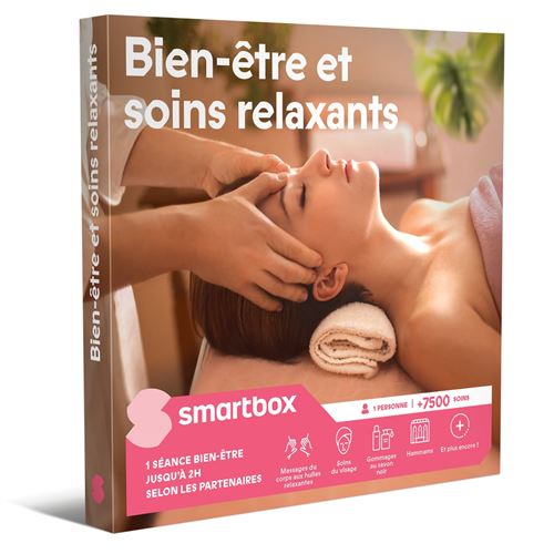 Coffret cadeau SmartBox Bien-être et soins relaxants