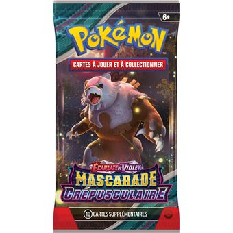 Pokémon TCG Scarlet and Purple Trading Card Booster Pack EV06 - 1