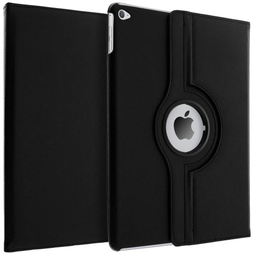 Etui iPad Air 2/Pro 9.7 Housse folio Rotative 360° Fonction Stand Antichocs Noir