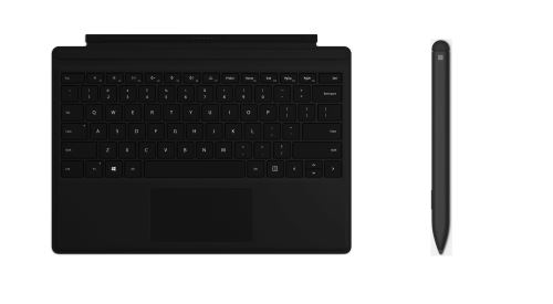 Pack Clavier Microsoft Surface Pro X Signature Keyboard + Stylet Surface Slim Pen Noir