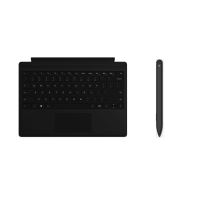 Pack clavier Signature Alcantara et stylet Microsoft pour Surface Pro 8 et Surface Pro X Noir