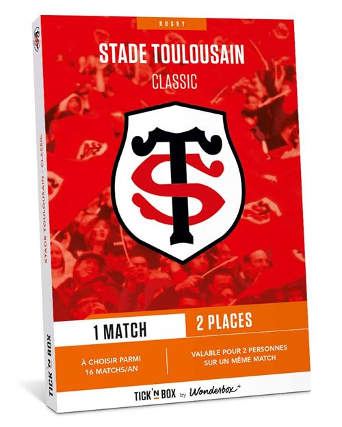 Coffret cadeau Tick’nBox Stade Toulousain Classic Fnac