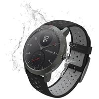 Montre connectée hybride Withings Steel HR Sport 40 mm Noir