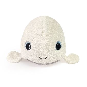 Veilleuse peluche avec sons apaisants Pabobo Beluga Blanc - 1