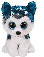 Peluche Ty Flippables Taille S Slush le chien 15 cm