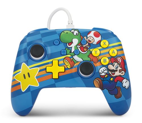 Manette filaire améliorée PowerA Mario pour Nintendo Switch