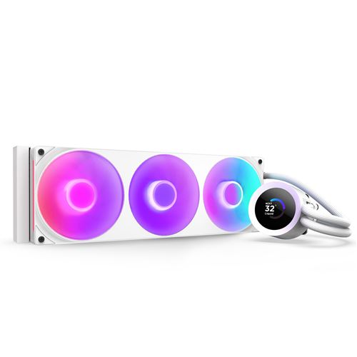 Kit Watercooling CPU Nzxt Kraken Plus RGB 360 Blanc