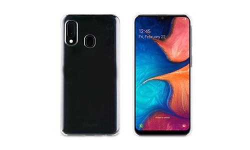 Coque écoresponsable Muvit For Change RecycleTek Transparent pour Samsung Galaxy A20e