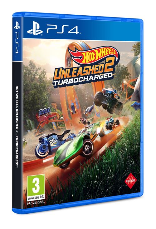 Pochette avant du jeu Hot Wheels Unleashed 2 Turbocharged PS4