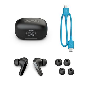 Ecouteurs sans fil True Wireless jlab JBuds Pods avec réduction active du bruit Noir
