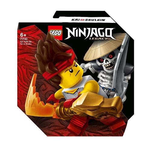 Lego Ninjago Lego® Ninjago® 71730 Set De Combat Épique Kai Contre Skulkin