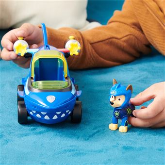 Véhicule avec Figurine Chase Paw Patrol Aqua Pups Pat’Patrouille