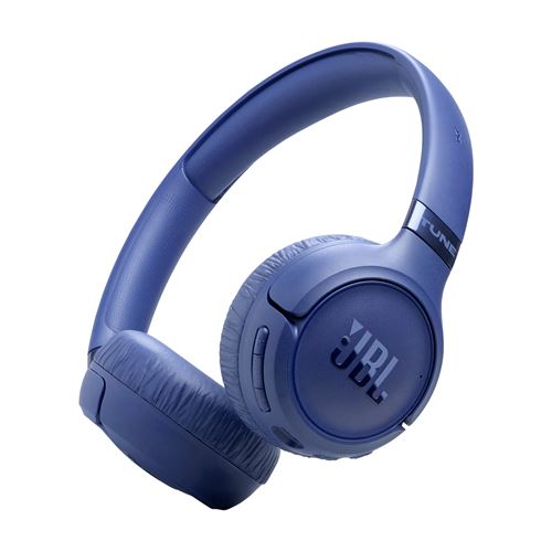 Casque supra-auriculaire sans fil JBL Tune 680NC Bluetooth avec réduction active du bruit Bleu
