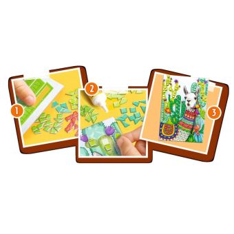 Kit créatif Ravensburger Mosaique Cactus et Lama