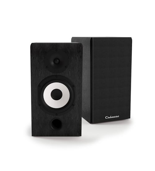 Enceintes bibliothèques Cabasse Antigua MT322 ébène Vendues par paire - vue 1