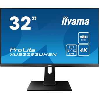 Ecran PC Iiyama ProLite XUB3293UHSN-B1 31,5&quot; LED Noir mat - 1