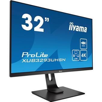 Ecran PC Iiyama ProLite XUB3293UHSN-B1 31,5" LED Noir mat