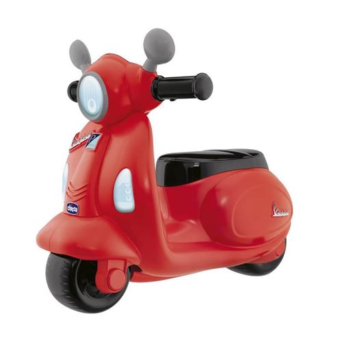 Porteur Scooter Vespa Primavera - Rouge - Sons et Lumi&egrave;res - CHICCO
